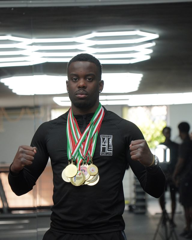 Joshua Nimako, fondatore e personal trainer di Hustlers Gym Verona